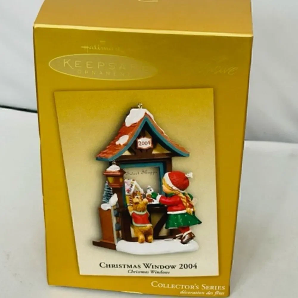 Hallmark Keepsake Ornament - Christmas Window 2004 Club Exclusive NEW Excellent